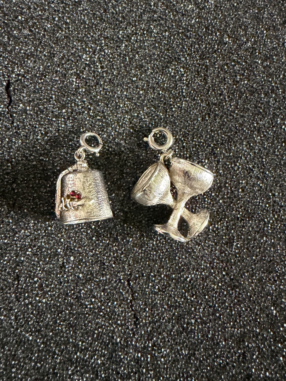 Vintage Silver tone Charms Set